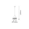 Rábalux , 2278 , Kaia , Pendants , black , IP20 , E27