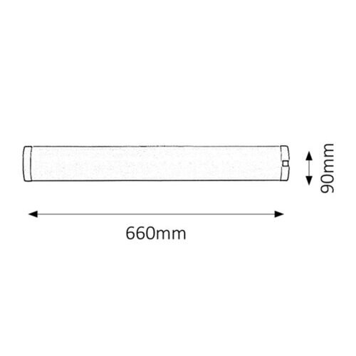 Rábalux , 2329 , Soft , Cabinet lighting , silver , IP20 , G13 , 2700