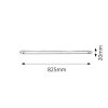 Rábalux , 2345 , Slim , Cabinet lighting , white , IP20 , G5 , 2700