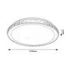 Rábalux , 2420 , Cressida , Ceiling lights , chrome , IP20 , 4000