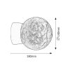 Rábalux , 2431 , Grace , Wall lights , white , IP20 , E27