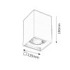 Rábalux , 2487 , Maddox , Recessed and surface mounted lighting , grey , IP20 , E27