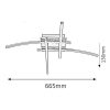 Rábalux , 2503 , Alexis , Ceiling lights , chrome , IP20 , 4000