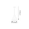 Rábalux , 2577 , Derek , Pendants , matte white , IP20 , E27