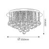 Rábalux , 2616 , Corinna , Ceiling lights , chrome , IP20 , E14