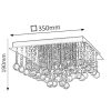 Rábalux , 2618 , Corinna , Ceiling lights , chrome , IP20 , E14
