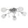 Rábalux , 2622 , Melissa , Ceiling lights , chrome , IP20 , E14