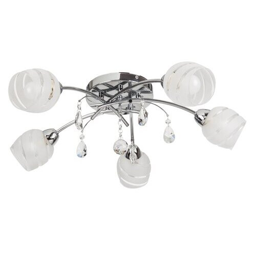 Rábalux , 2622 , Melissa , Ceiling lights , chrome , IP20 , E14