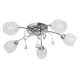Rábalux , 2622 , Melissa , Ceiling lights , chrome , IP20 , E14