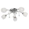 Rábalux , 2622 , Melissa , Ceiling lights , chrome , IP20 , E14