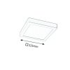 Rábalux , 2668 , Lois , Recessed and surface mounted lighting , satin chrome , IP20 , 3000