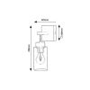Rábalux , 2671 , Prudence , Wall lights , black , IP20 , E27