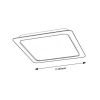 Rábalux , 2683 , Shaun , Recessed and surface mounted lighting , black , IP20 , 4000