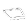 Rábalux , 2684 , Shaun , Recessed and surface mounted lighting , black , IP20 , 4000