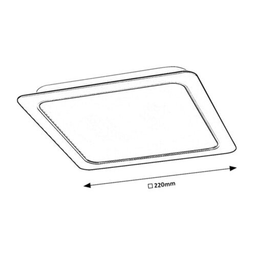 Rábalux , 2685 , Shaun , Recessed and surface mounted lighting , black , IP20 , 4000