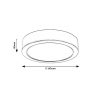 Rábalux , 2686 , Shaun , Recessed and surface mounted lighting , black , IP20 , 4000