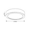 Rábalux , 2687 , Shaun , Recessed and surface mounted lighting , black , IP20 , 4000