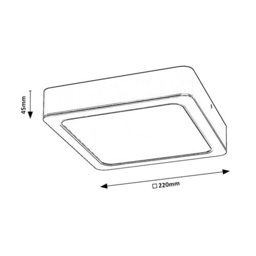 Rábalux , 2691 , Shaun , Recessed and surface mounted lighting , black , IP20 , 4000