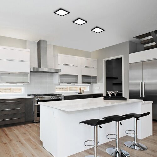 Rábalux , 2691 , Shaun , Recessed and surface mounted lighting , black , IP20 , 4000