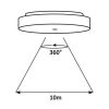 Rábalux , 2699 , Zenon , Outdoor ceiling lights , white , IP54 , 3000-4000-6000