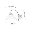 Rábalux , 2701 , Marian , Wall lights , bronze , IP20 , E27
