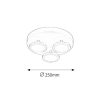 Rábalux , 2714 , Elsa , Ceiling lights , matte white , IP20 , 4000