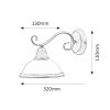 Rábalux , 2751 , Elisett , Wall lights , bronze , IP20 , E27