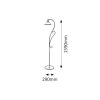 Rábalux , 2758 , Elisett , Floor lamps , bronze , IP20 , E27