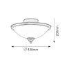 Rábalux , 2759 , Elisett , Ceiling lights , bronze , IP20 , E14