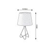 Blanka,ind.Beds.E14 1x MAX 40W,rosegold