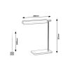 Rábalux , 2934 , Horus , Table lamps , black , IP20 , 3000, 4000, 6500