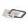Rábalux , 2937 , Stregobor , Ceiling lights , grey , IP20 , 3000, 4000, 6000
