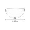 Rábalux , 3003 , Alabastro , Wall lights , white alabaster glass , IP20 , E27