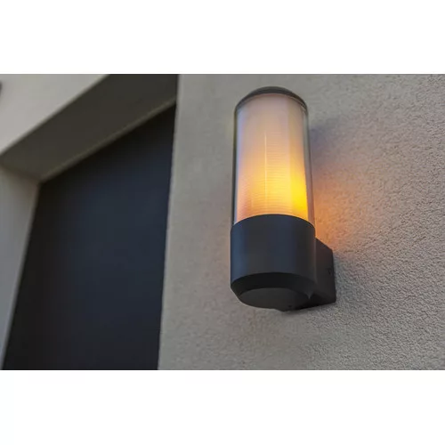 HEROS OUTDOOR WALL 1 LIGHT E27 DARK GREY