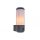 HEROS OUTDOOR WALL 1 LIGHT PIR E27 DARK GREY