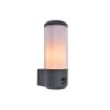 HEROS OUTDOOR WALL 1 LIGHT PIR E27 DARK GREY