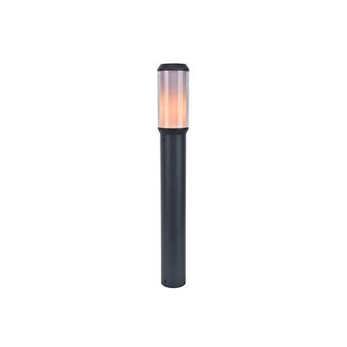 HEROS OUTDOOR BOLLARD 1 LIGHT E27 DARK GREY