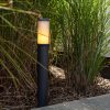 HEROS OUTDOOR BOLLARD 1 LIGHT E27 DARK GREY