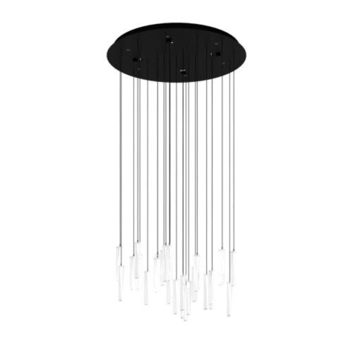 EGLO, 390209, SARDENARA, pendant, 3000 K, LED, 6X5.4W, Dimmable, IP20, transparent