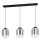 EGLO, 390104, BULCIAGO, pendant, E27, 3X40W, IP20, black-transparent