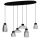 EGLO, 390301, SARNARRA, pendant, 2700 K, LED, 6X5.4W, Dimmable, IP20, translucent black, transparent