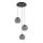 EGLO, 390213, ARANGONA, pendant, E27, 3X40W, IP20, matte gray
