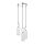 EGLO, 390128, MAJANA, pendant, E27, 3X40W, IP20, white