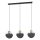 EGLO, 390142, MILLENA, pendant, E27, 3X40W, IP20, black-grey-transparent