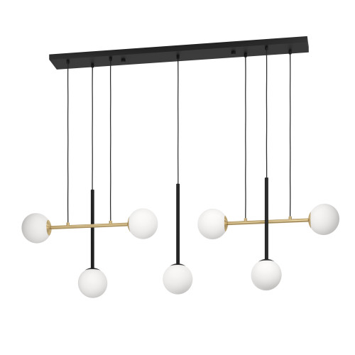 EGLO, 390178, PAZ, pendant, E14, 7X40W, IP20, white