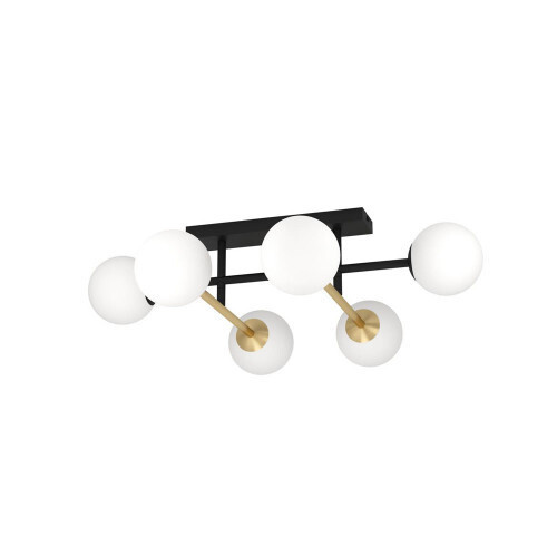 EGLO, 390176, PAZ, ceiling lamp, E14, 6X40W, IP20, white