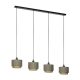 EGLO, 390121, MARCHENA, pendant, E27, 4X40W, IP20, cappuccino, brown