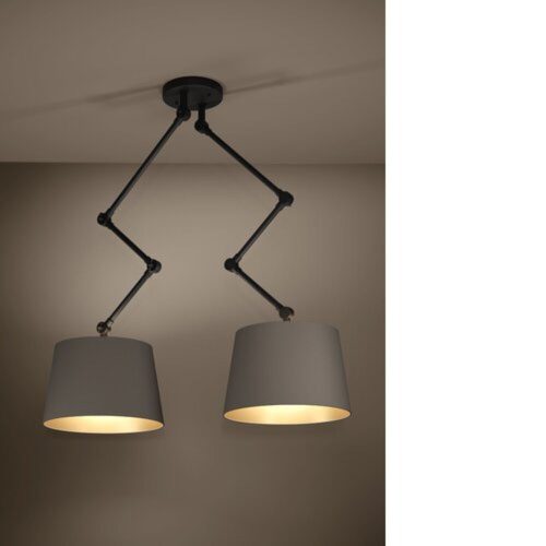 EGLO, 390199, PISTUNIO, ceiling lamp, E27, 2X40W, IP20, cappuccino, bronze