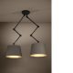 EGLO, 390199, PISTUNIO, ceiling lamp, E27, 2X40W, IP20, cappuccino, bronze