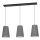 EGLO, 390136, PETROSA, pendant, E27, 3X40W, IP20, gray, white